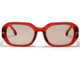 One Pc New Stylish Six Colors Square Shape Plastic Small Frame Polarized Uv Protection Sunglasses