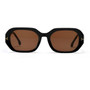 One Pc New Stylish Six Colors Square Shape Plastic Small Frame Polarized Uv Protection Sunglasses