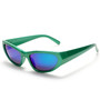 One Pc New Stylish Ten Colors Geometry Shape Plastic Small Frame Polarized Uv Protection Sunglasses