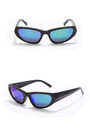 One Pc New Stylish Ten Colors Geometry Shape Plastic Small Frame Polarized Uv Protection Sunglasses