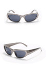One Pc New Stylish Ten Colors Geometry Shape Plastic Small Frame Polarized Uv Protection Sunglasses