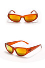One Pc New Stylish Ten Colors Geometry Shape Plastic Small Frame Polarized Uv Protection Sunglasses