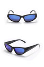 One Pc New Stylish Ten Colors Geometry Shape Plastic Small Frame Polarized Uv Protection Sunglasses