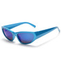 One Pc New Stylish Ten Colors Geometry Shape Plastic Small Frame Polarized Uv Protection Sunglasses