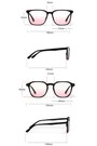 One Pc New Stylish Two Colors Square Plastic Frame Polarized Uv Protection Sunglasses