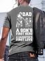 Dad A Son's Hero ,a Daughter's First Love T-shirt