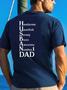 Handsome Awesome Number 1 Dad Fathers Day Funny T-shirt
