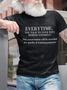 Funny Graphic Men Tee Everytime You Talk To Your Wife Men's T-shirt