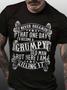 Men Grumpy Old Man Letters Casual Fit T-shirt