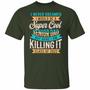 I Never Dreamed I Would Be A Super Cool Senior Dad But Here I Am Killing It Class Graphic Design Printed Casual Daily Basic Unisex T-Shirt