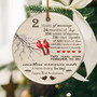 Anniversary Wedding Gifts For Couple Memorial Gifts For Her Him Wife Husband Girlfriend Boyfriend Engagement Ceramic Ornaments Memories Marriage Gifts Thankful Christmas