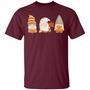 Fall Gnomes Cute Funny Fall Pumpkin Graphic Design Printed Casual Daily Basic Unisex T-Shirt