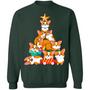 Merry Corgmas Christmas Cute Cor Graphic Design Printed Casual Daily Basic Sweatshirt