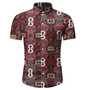 Men's Shirt 3d Print Color Block Turndown Street Casual Button-down Print Short Sleeves Tops Designer Casual Vintage Retro Red / Summer