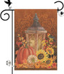 Fall Garden Flag 12x18 Inch Double Sided Vertical Pumpkin Sunflower Rustic Farmhouse Decor For Seasonal Holiday Yard, Holiday Party Yard Welcome Lawn Terrace Home Decoration