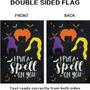 Halloween Garden Flag I Put A Spell On You Double Sided Vertical 12 X 18 Inch Spooky Rustic Farmhouse Decor For Outdoor Holiday Yard Flags Decorations