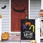 Halloween Garden Flag I Put A Spell On You Double Sided Vertical 12 X 18 Inch Spooky Rustic Farmhouse Decor For Outdoor Holiday Yard Flags Decorations