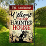Halloween Haunted Flag Halloween House Garden Flag Halloween Flag Home Decoration Gift For Family Friend Halloween House Banner