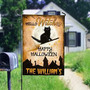 Halloween Hello Witches Black Cat Flag Halloween House Garden Flag Halloween Flag Home Decoration Gift For Family Friend Halloween House Banner