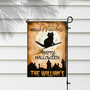 Halloween Hello Witches Black Cat Flag Halloween House Garden Flag Halloween Flag Home Decoration Gift For Family Friend Halloween House Banner