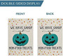 Halloween Teal Pumpkin Jack-o'-lantern Garden Flag Vertical Double Sided, We Have Candy Non-food Treats Available Here Yard Outdoor Decoration Halloween Teal Pumpkin Jack-o'-lantern Garden Flag Vertical Double Sided, We Have Candy Non-food Treats Available Here Yard Outdoor Decoration
