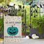Halloween Teal Pumpkin Jack-o'-lantern Garden Flag Vertical Double Sided, We Have Candy Non-food Treats Available Here Yard Outdoor Decoration Halloween Teal Pumpkin Jack-o'-lantern Garden Flag Vertical Double Sided, We Have Candy Non-food Treats Available Here Yard Outdoor Decoration
