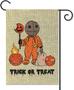 Halloween trick or treat garden flag, Halloween Pumpkin Man Horror Classic Trick or treat Yard Decoration Garden Double Sided Yard Flag Party Theme Decoration Anniversary Or Birthday Gift For Family And Friend