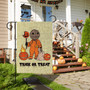 Halloween trick or treat garden flag, Halloween Pumpkin Man Horror Classic Trick or treat Yard Decoration Garden Double Sided Yard Flag Party Theme Decoration Anniversary Or Birthday Gift For Family And Friend Halloween trick or treat garden flag, Halloween Pumpkin Man Horror Classic Trick or treat Yard Decoration Garden Double Sided Yard Flag Party Theme Decoration Anniversary Or Birthday Gift For Family And Friend