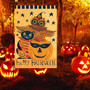 Wamika Happy Halloween Pumpkin Owl Black Cat Double Sided House Flag Garden Banner 28" X 40", Halloween Trick Or Treat Fall Festive Autumn Garden Flags For Anniversary Yard Outdoor Decoration