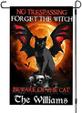 Witch Black Cat Halloween Flag Halloween House Garden Flag Halloween Flag Home Decoration Gift For Family Friend Halloween House Banner