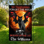 Witch Black Cat Halloween Flag Halloween House Garden Flag Halloween Flag Home Decoration Gift For Family Friend Halloween House Banner