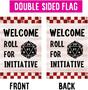 Welcome Roll For Initiative Garden Flags Decorative Outdoor Flags Simple And Light Double Sided Yard Flag Home Decoration