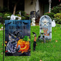 Black Cat Halloween Garden Flag Vertical Double Sized, Pumpkin Bat Yard Holiday Farmhouse Outdoor Decoration
