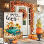 Fall Harvest Garden Flag 12x18 Vertical Double Sided Farm Pumpkin Sunflower Truck Autumn Thanksgiving Outside Decorations