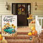 Fall Harvest Garden Flag 12x18 Vertical Double Sided Farm Pumpkin Sunflower Truck Autumn Thanksgiving Outside Decorations