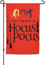 Hocus Pocus Flag Halloween Scary Garden Decor Flags Witch Banner House Flags Farmhouse Outdoor Indoor Yard Patio Sign Home Wall Dorm Party Decor 12" X 18"