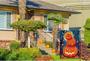 Smile Pumpkin Gnomes Halloween Garden Flag Vertical Double Sided Autumn Burlap Yard Outdoor Decor
