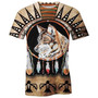 Men's Unisex T Shirt Tee Animal Graphic Prints Crew Neck Brown Short Sleeve 3d Print Outdoor Street Print Tops Sports Casual Classic Comfortable / Summer