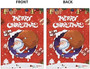 Christmas Garden Flag, 12 X 18 Inches Santa Christmas Garden Flag, Vertical Double Sided Small Christmas Holiday Garden Yard Flags