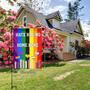 Hate Has No Home Here Pride Garden Flags Vertical Double Sided Holiday Rainbow Flag Lgbt Love Is Love Garden Flag Outside Decor For Home Yard Farmhouse 12×18 Inch