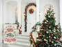 Holly Jolly Christmas Garden Flag 12x18 Vertical Double Sided Winter Holiday Yard Decorations