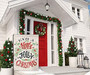 Holly Jolly Christmas Garden Flag 12x18 Vertical Double Sided Winter Holiday Yard Decorations