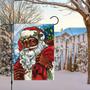 Merry Christmas Garden Flag Double Sided Winter Snowman Seasonal Holiday Flags For Yard Outdoor Lawn Decor 12 X 18 Inch