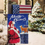 Merry Christmas Garden Flag, Santa And Cat Garden Flags, Cute Santa Flag, Christmas Flag Double Sided Winter Yard Flag Holiday Flag Home Yard Farmhouse Christmas Decor Outdoor