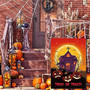 Halloween Garden Flag,'' Trick Or Treat'' Yard Flag Double Sided, Halloween Yard Outdoor Decoration 12x18 Inch