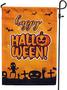 Happy Halloween Garden Flag | Pumpkin Double Sided Vertical Outdoor Outside & Yard Flag - Halloween Scary Ghost Decoration Flag