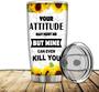 Your Attitude May Hurt Me Cow Flower Steel Tumblers Travel Mug, 20oz Flower Vacuum Thermos Insulated Tumbler, Coffee Cup For Your Friends Birthday, Christmas Mug
