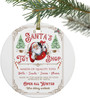 Christmas Ornament, Xmas Hanging Decorations- Santa's Toy Shop Christmas Tree Ornament Gift For Housewarming, Party, New Year And Holiday