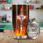 Firefighter Hero Tumbler, Fire Department Tumbler, I Can Do All Things Through Christ Tumbler, Jesus Strengthen Me Tumbler, Gift For Fireman, Boyfriend, Dad, Son Stainless Steel Tumbler, 20 Oz