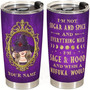 Personalized Witch Tumbler, I'm Not Sugar And Spice And Everything Nice, Halloween Tumbler Gift For Daughter Son Dad Mom Husband Wife Boyfriend Girlfriend Tumbler 20 Oz